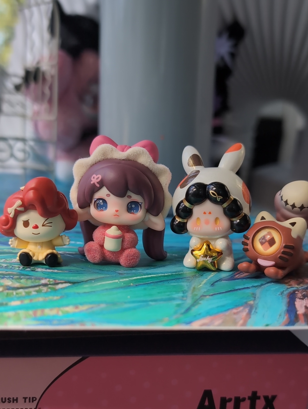 🎉Bundle Of (4) Mini Figures (Beans) From Various Companies